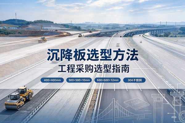 淮阳沉降板选择方法