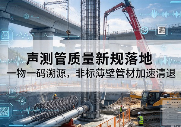 淮阳声测管质量新规落地，一物一码溯源，非标薄壁管材加速清退