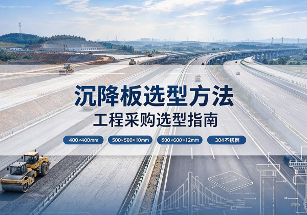 淮阳沉降板选择方法